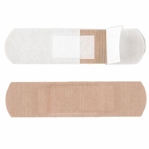 Набор пластырей 20 шт. TENERIS ELASTIC, эластичный, на тканевой основе, бактерицидный с ионами серебра, коробка с европодвесом, 0208-029